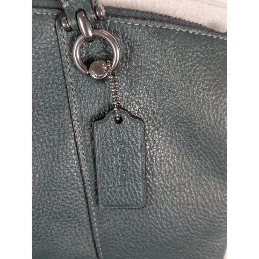 Coach Kacey Satchel Crossbody/Shoulder Bag Green Pebble Leather No. H2132-C6229